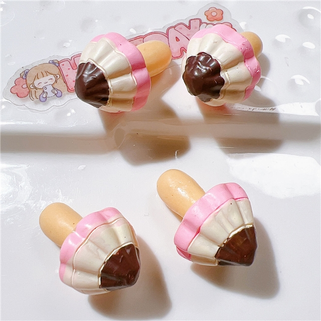 plastic/resin mushroom chocolate 3d resin accessories 6#