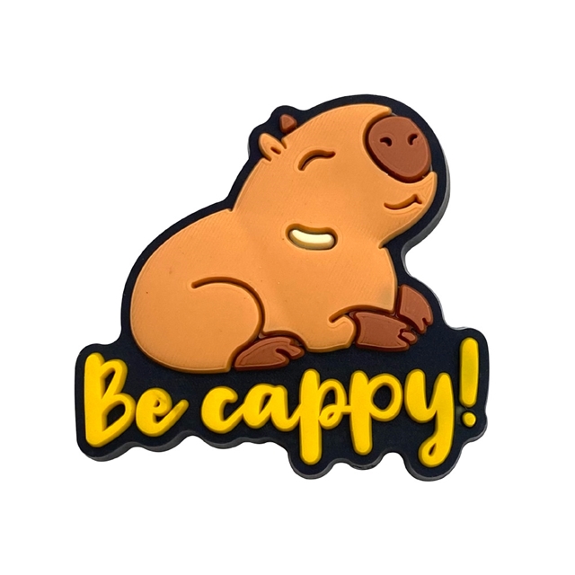 cute cartoon capybara series pvc soft rubber shoe buckle