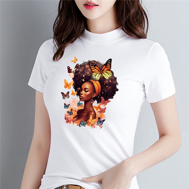 peekaboo girl series Iron on stickers