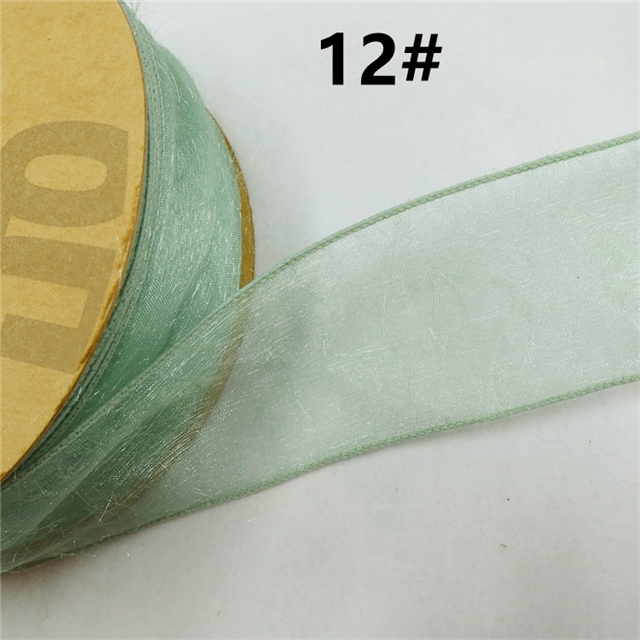polyester mao mao tortured edge snow gauze belt