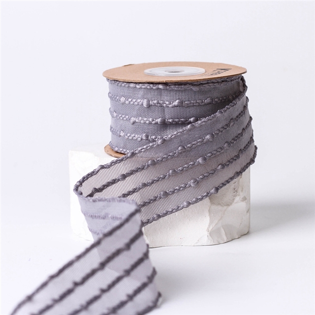 polyester striped popcorn jumping dot ribbon