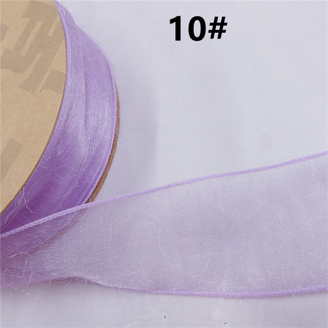 polyester mao mao tortured edge snow gauze belt