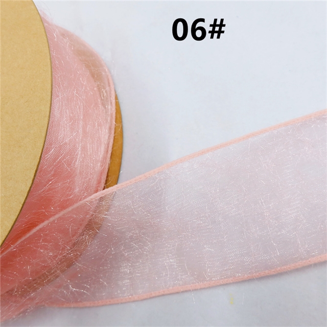 polyester mao mao tortured edge snow gauze belt