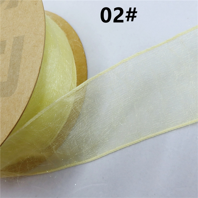 polyester mao mao tortured edge snow gauze belt