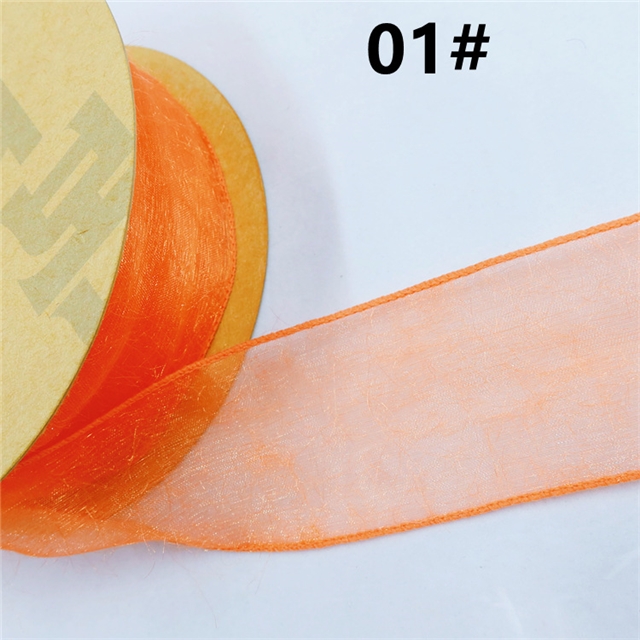 polyester mao mao tortured edge snow gauze belt