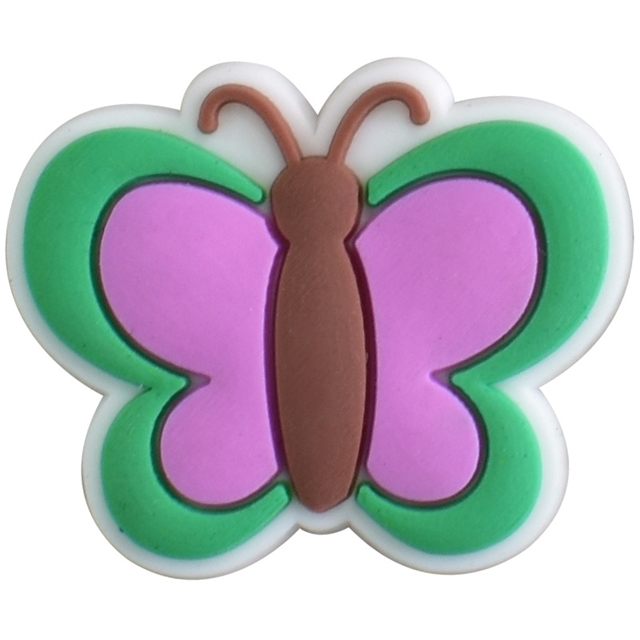 summer series pvc soft rubber shoe buckle