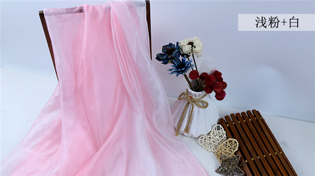 100% polyester gradient chiffon fabric