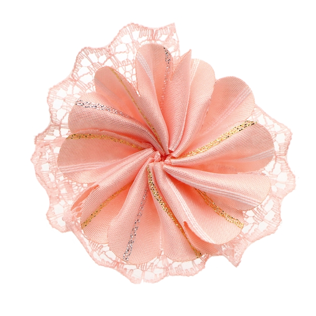 about:55*55m mesh double layer lace headmade flower