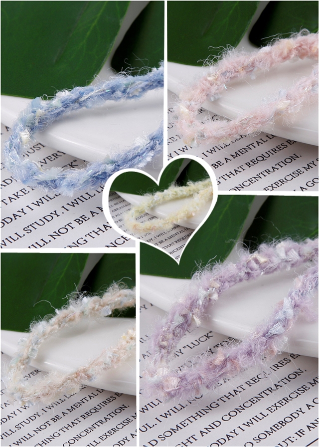 polyester fleece dot woven tape