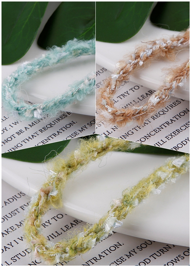 polyester fleece dot woven tape