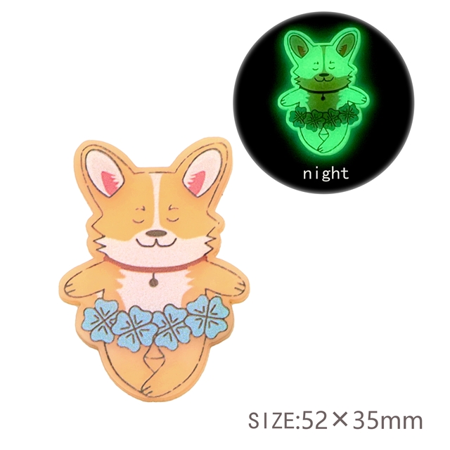 acrylic glow in the dark animals series printed acrylic