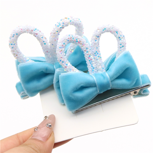 rabbit ears bow hair clip