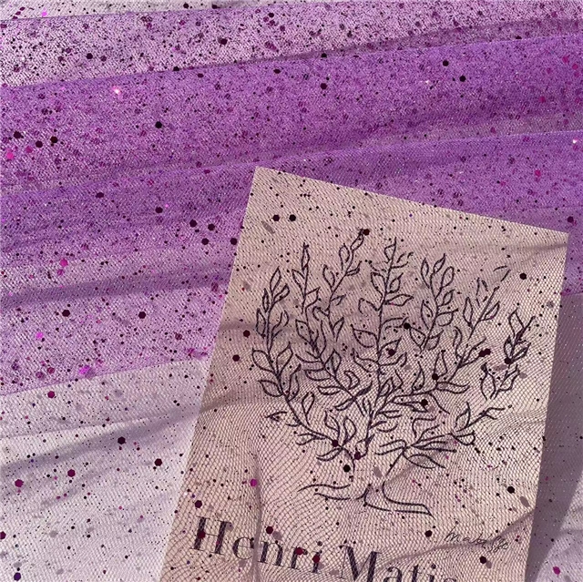 glitter sequin mesh fabric
