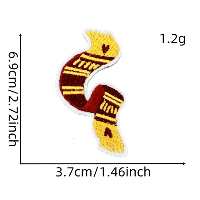back with glue autumn harvest embroidery patch (back with glue)