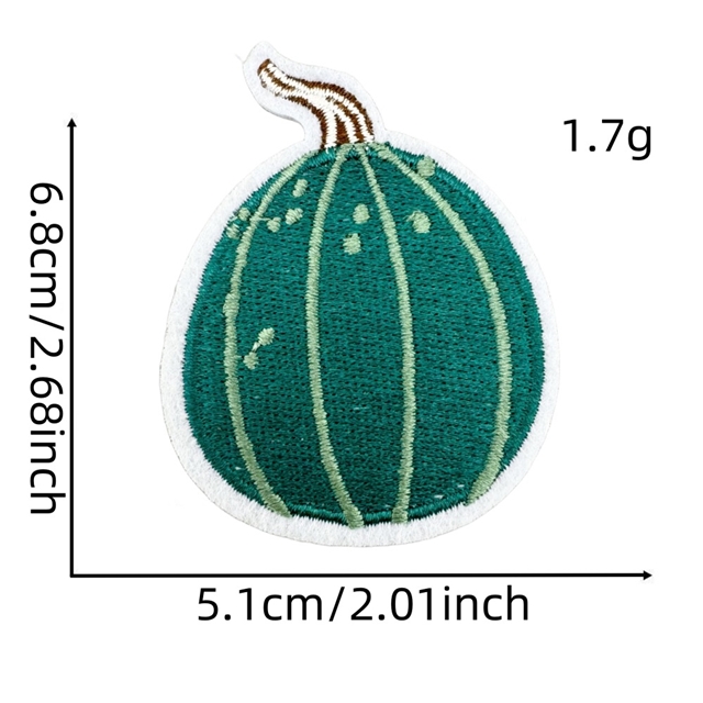 back with glue autumn harvest embroidery patch (back with glue)