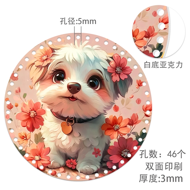 Chinese Zodiacdouble sided acrylic circle