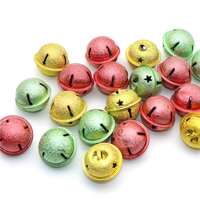 metal matte metal snowflake bell
