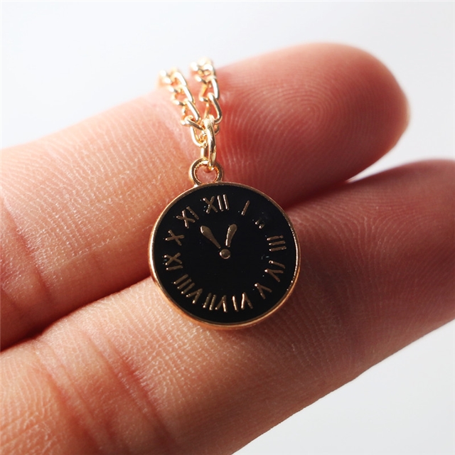 alloy chain alarm clock micro landscape ornament