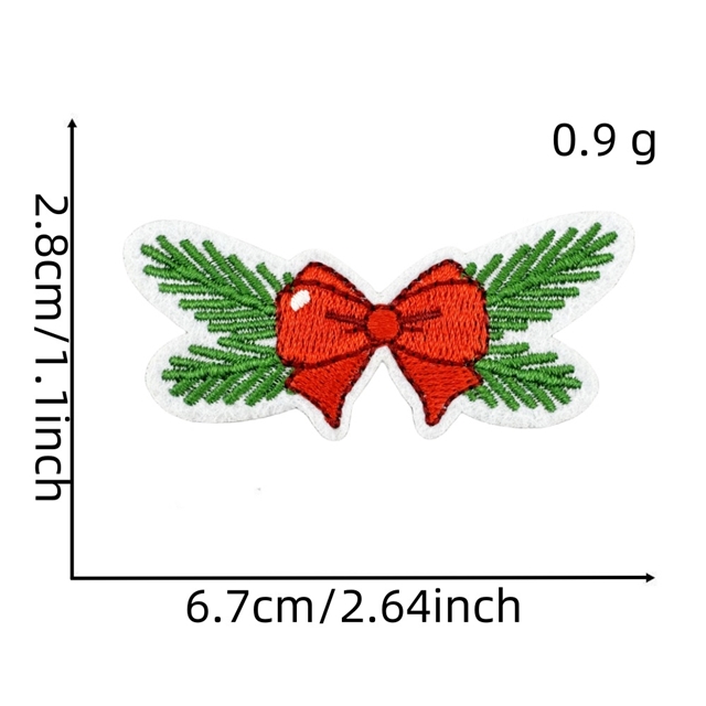 back with glue christmas series embroidery patch (back with glue) 19#