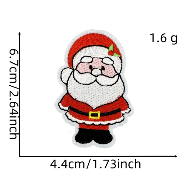 back with glue christmas series embroidery patch (back with glue) 17#