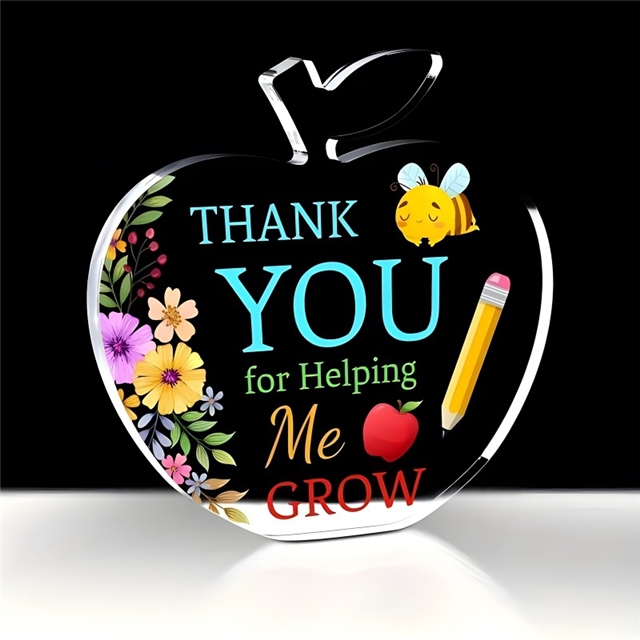 acrylic acrylic ornament apple shaped-B2,width about 10cm(4