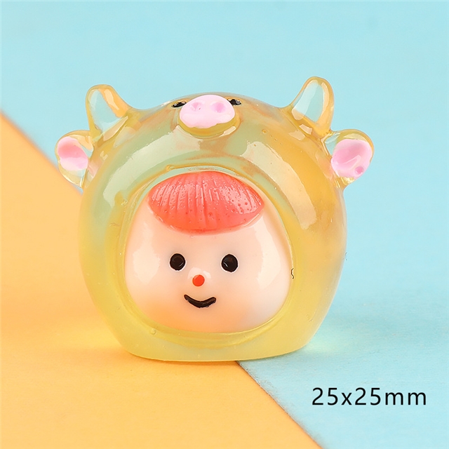 resin glow constellation girl micro landscape decoration