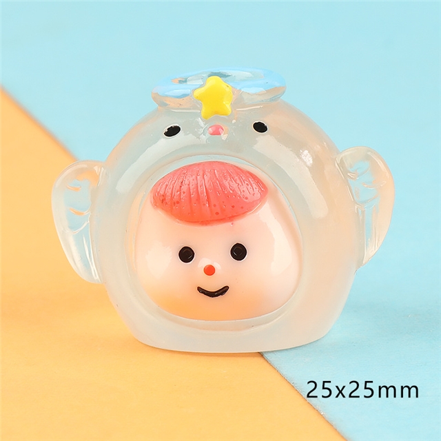 resin glow constellation girl micro landscape decoration