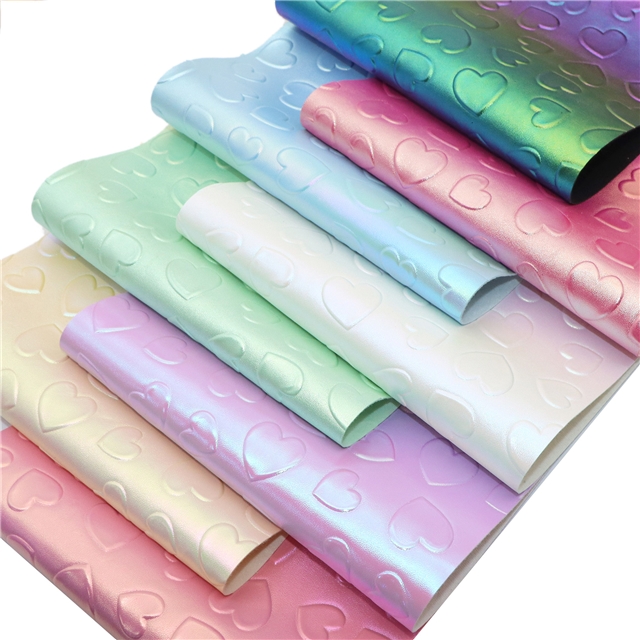 synthetic leather bump texture heart faux leather