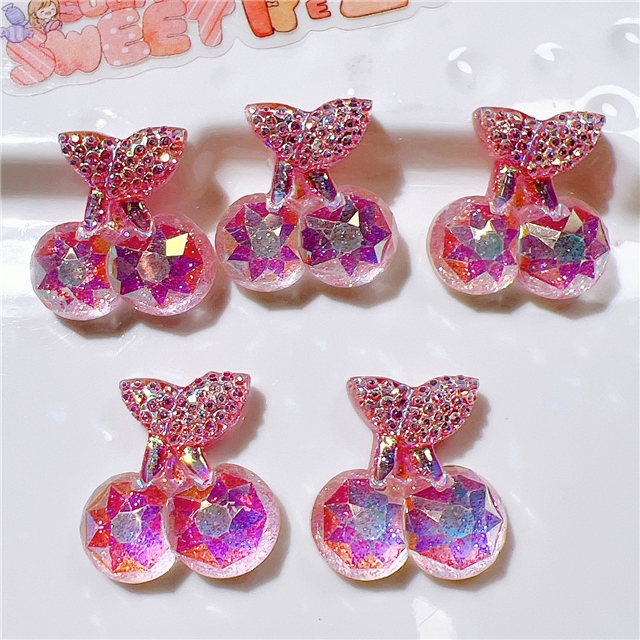resin plating section heart 3d resin accessories