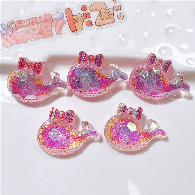 resin plating section heart 3d resin accessories
