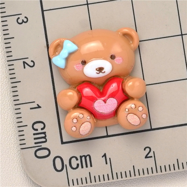 resin cute gift 3d resin accessories little bear