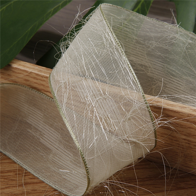 plain tassel chiffon ribbon 