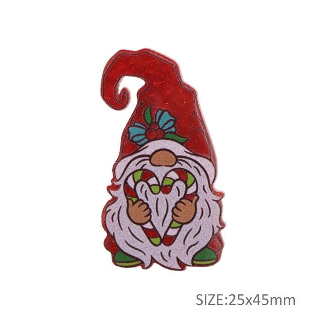 acrylic christmas series printed fine glitter acrylic