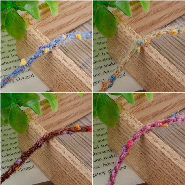 polyester rainbow bean plush ribbon
