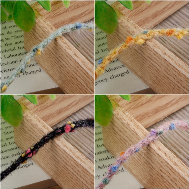 polyester rainbow bean plush ribbon