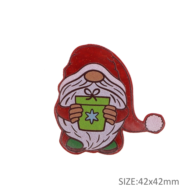 acrylic christmas series printed fine glitter acrylic