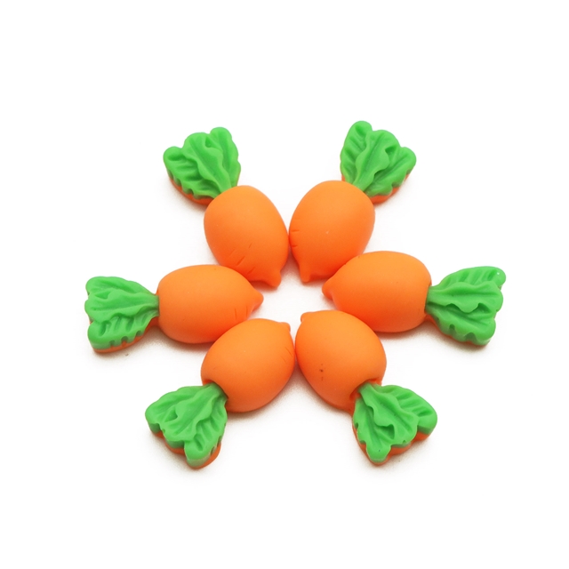Resin rabbit radish 3d resin accessories