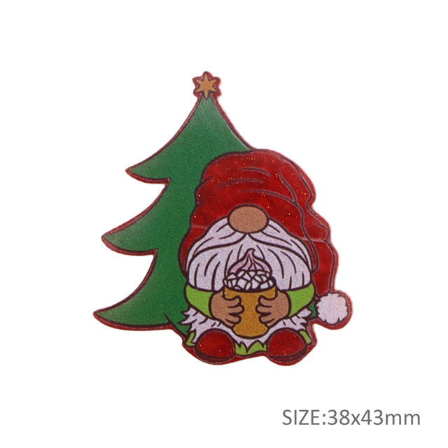 acrylic christmas series printed fine glitter acrylic