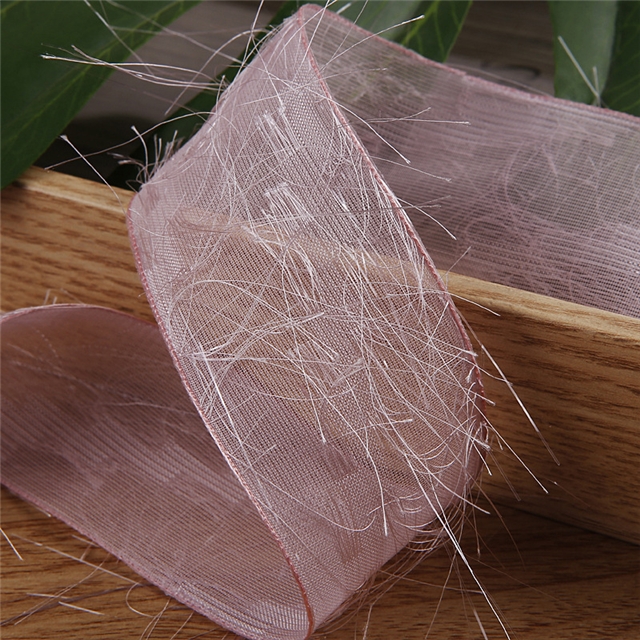 plain tassel chiffon ribbon 