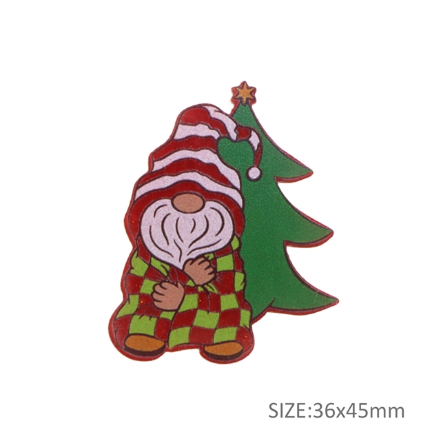 acrylic christmas series printed fine glitter acrylic