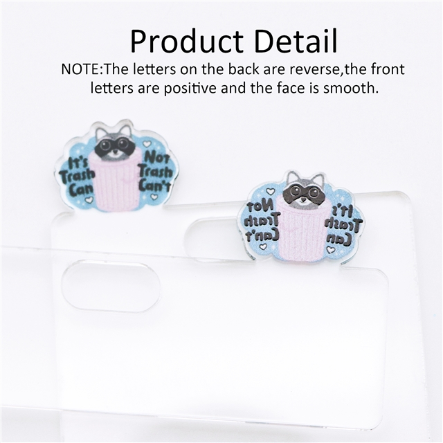 acrylic printed transparent acrylic pendant