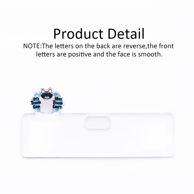 acrylic printed transparent acrylic pendant