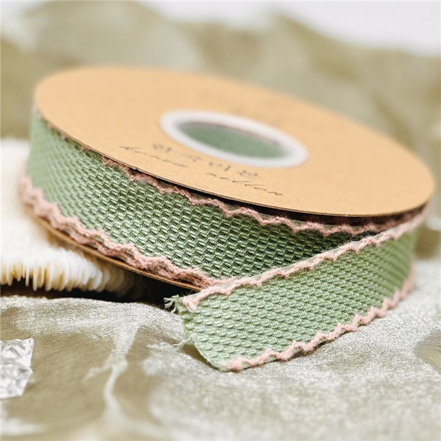 polyester polyester cotton plaid moon ribbon