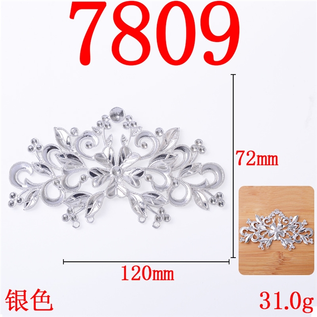 alloy hollow flower alloy accessories