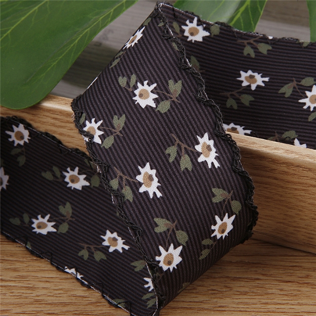 small daisy moon ribbon printed ribbon