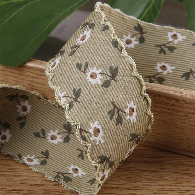 small daisy moon ribbon printed ribbon