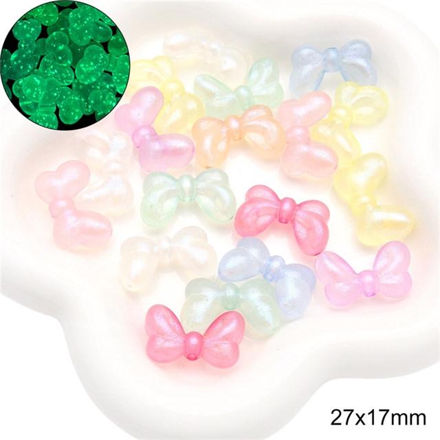 acrylic mixed iuminous jelly with fine shimmering mermaid and acrylic beads (20g/pack)