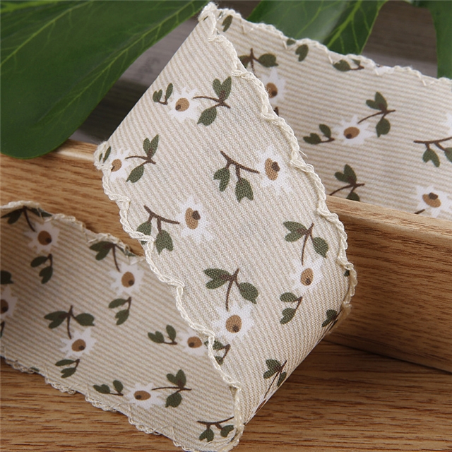 small daisy moon ribbon printed ribbon