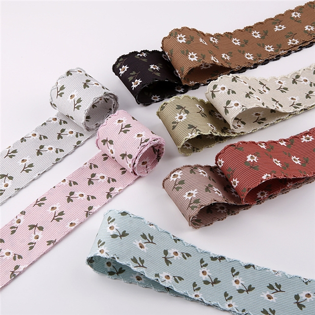 small daisy moon ribbon printed ribbon