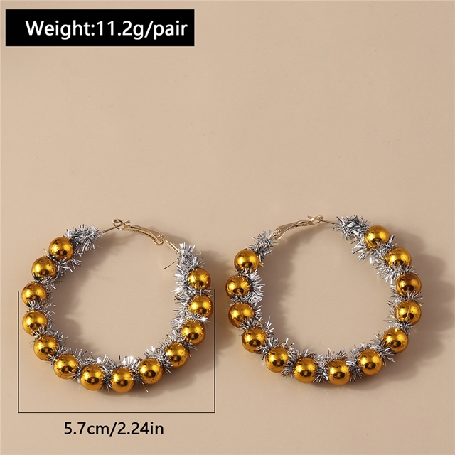 plastic/resin Christmas cartoon earrings